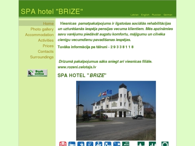 Brīze ilgstošas sociālās rehabilitācijas kūrortviesnīca, 