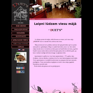 Duet`s viesu māja, Hotel Pacific, SIA