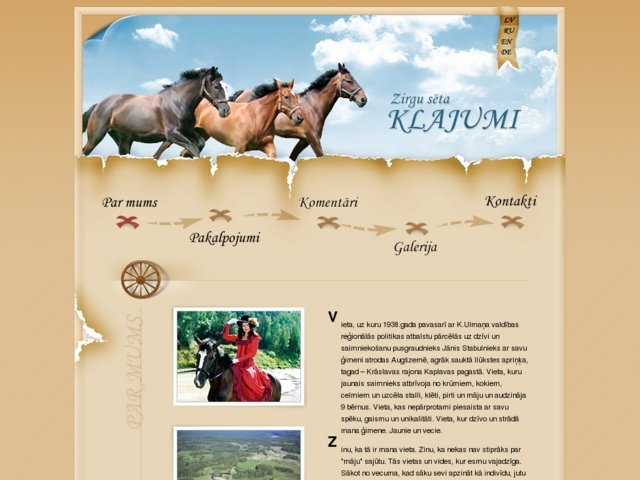 Klajumi, viesu nams, ZS