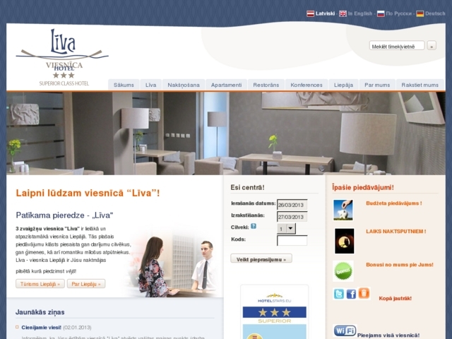 \"Līva\" viesnīca, Rožu Laukums, SIA
