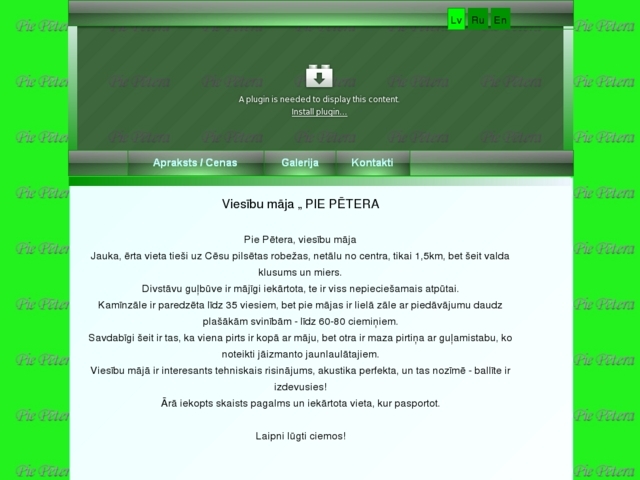 Pie Pētera viesu māja - pirts, 