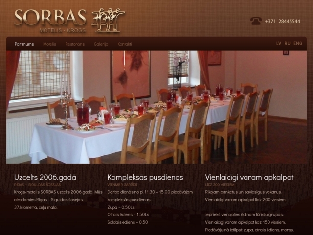Sorbas, motelis, SIA